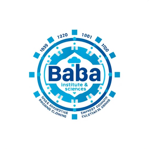AI Design for I want to create a best and professional engineering college logo it includes computer, mechanical, IOT, electrical, Ai etc..and the college name is "Baba institute of technology and sciences". 