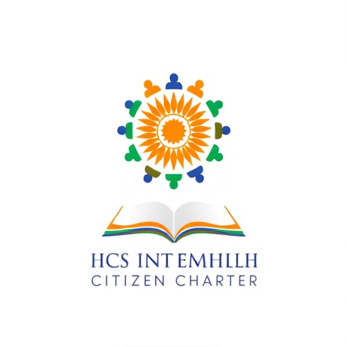 AI Design for Minimalist professional logo design for a government initiative "IFC Delhi - Citizen Charter". Include elements: Ashok Chakra at the center, abstract human figures around it representing citizens, an open book or scroll at the bottom symbolizing charter and transparency. Incorporate subtle Indian tricolor (saffron, white, green, blue) in modern flat design style. Use clean lines, bold sans-serif typography. Official, trustworthy, simple yet elegant government emblem style. White background, vector, high resolution.