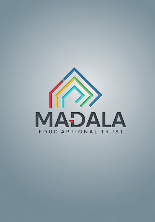 AI Design for Madala JAYASRI EDUCATIONAL TRUST letterform logo — Clean lines and balanced composition, Professional and trustworthy color palette, Bright and inspiring lighting, Modern and sophisticated style, Solid color background.