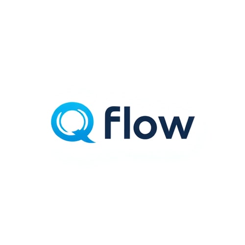 AI Design for Q flow it is a queue free, queu monitorningg app name