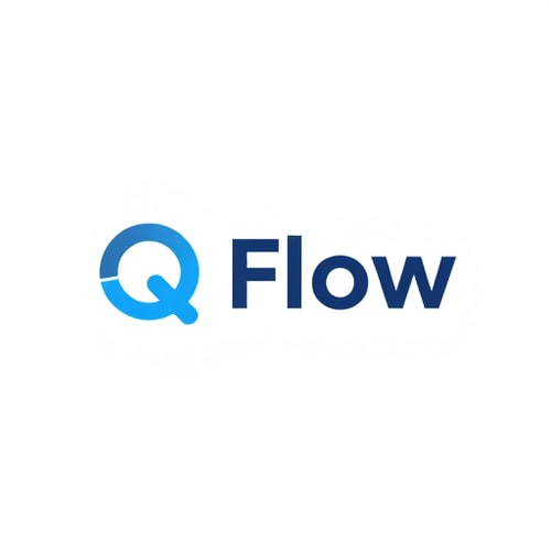 AI Design for Q flow it is a queue free, queu monitorningg app name