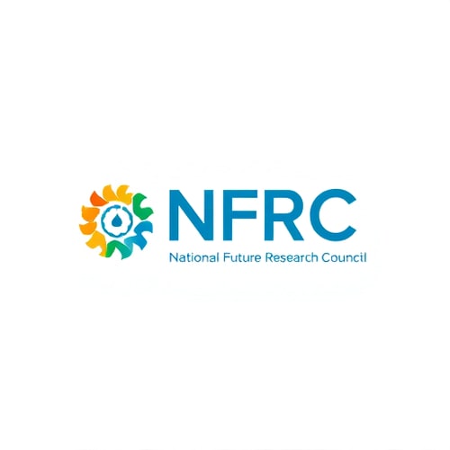 AI Design for National Future Research Councile in the short from of NFRC create a logo it should be professional them like india related