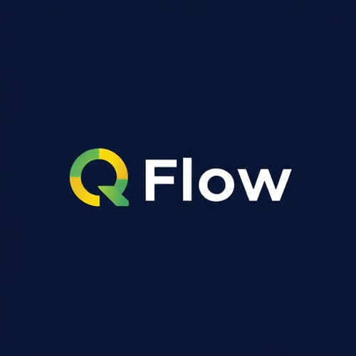 AI Design for Q flow it is a queue free, queu monitorningg app name