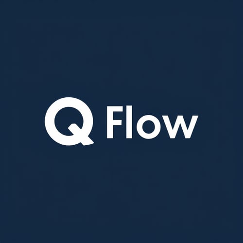 AI Design for Q flow it is a queue free, queu monitorningg app name