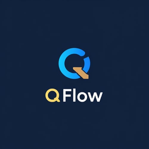 AI Design for Q flow it is a queue free, queu monitorningg app name