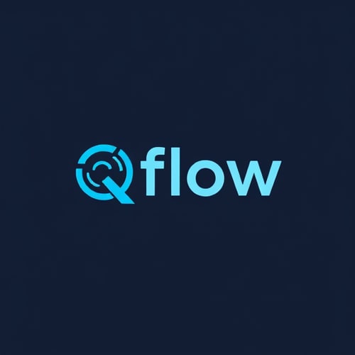 AI Design for Qflow Logo Design: