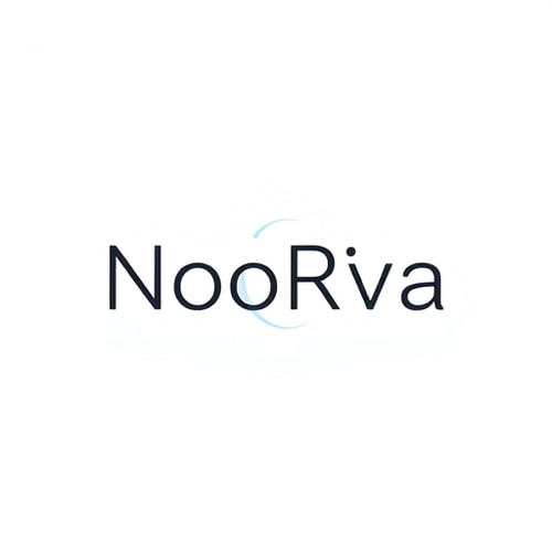AI Design for NooRva logo for cosmetic pakaging box