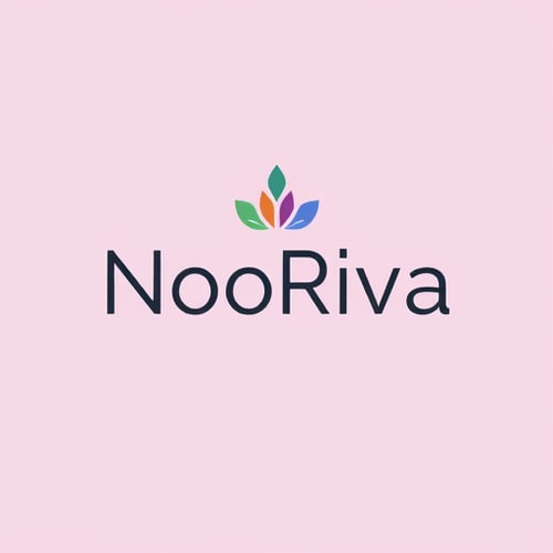 AI Design for NooRva logo for cosmetic packaging box more option good