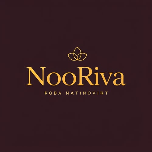 AI Design for NooRva logo for cosmetic pakaging box and urdu نوروا