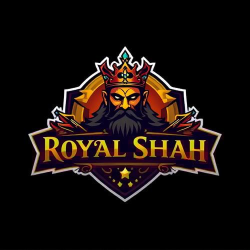 AI Design for gaming logo royal shah