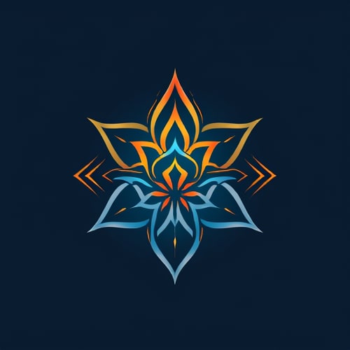 AI Design for Trivah DesignDerived from Trivah - meaning one who flows inthree ways (a reference to Shiva's connectionwith the Ganga, Trinetra, and Trishul).Symbolism: Transformation, flow,multidimensional design.