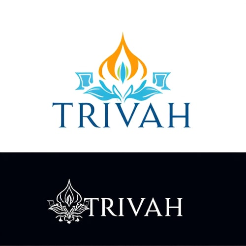 AI Design for Trivah DesignDerived from Trivah - meaning one who flows inthree ways (a reference to Shiva's connectionwith the Ganga, Trinetra, and Trishul).Symbolism: Transformation, flow,multidimensional design.