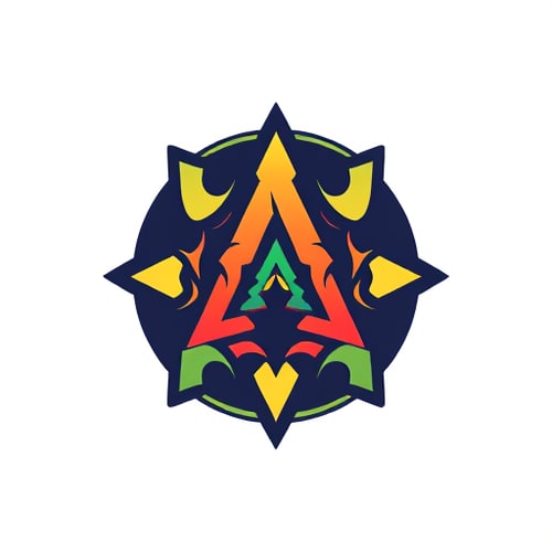 AI Design for Aakash Art's Graphics design round logo