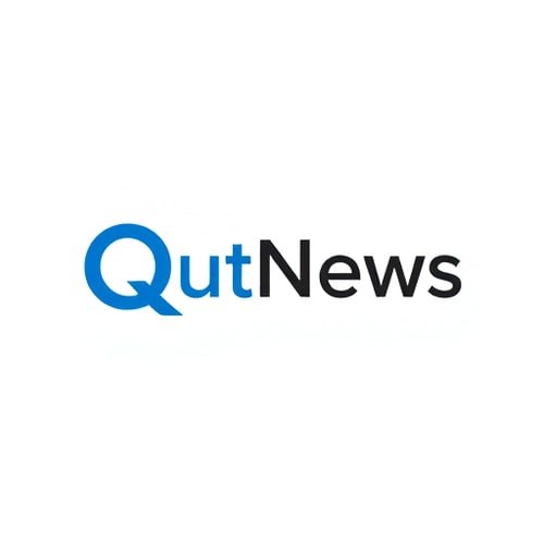 AI Design for design a logo for a newspaper website named quite news with just the letter q and n in