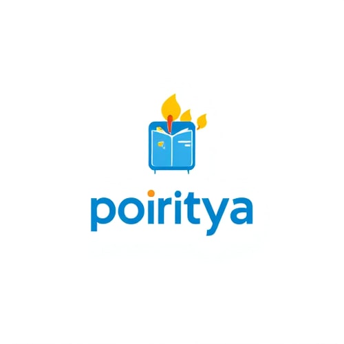 AI Design for "poritiya Enterprices" Logo Create P diffrent like use ac fridge service unique create logo