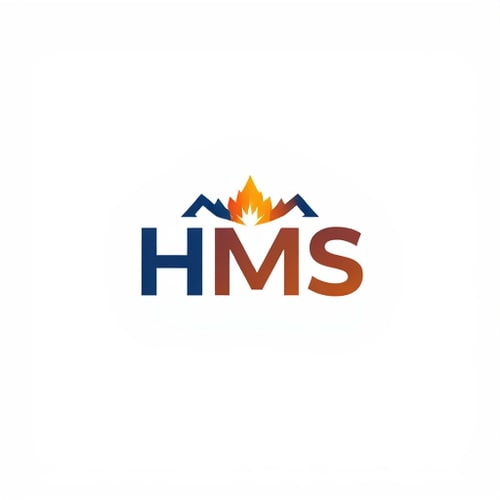 AI Design for give me this type logo in this under put the name hms