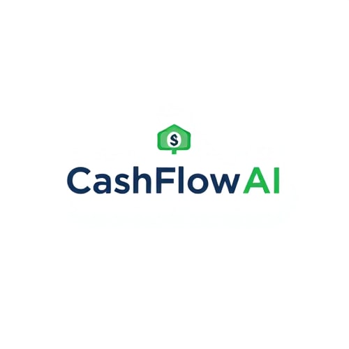 AI Design for CashFlowAI an AI powered expense tracker. keep the logo simple and minimalistic
