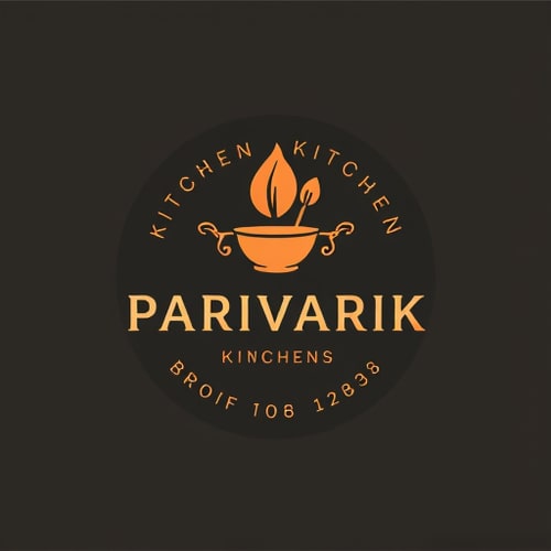 AI Design for the parivarik kitchen logo