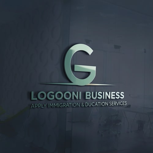 AI Design for 3D LOGO DESIGEN FOR MY BUSINESS APPLY IMMIGRATION AND EDUCATION SERVICES
