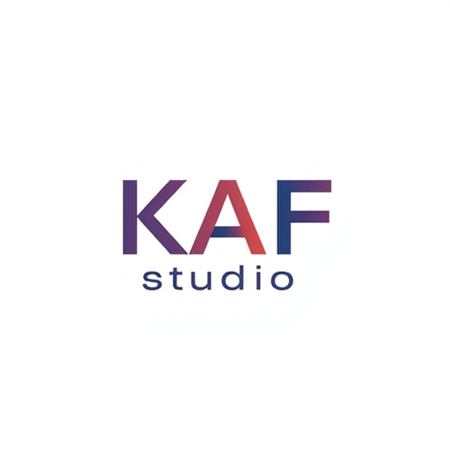 AI Design for logo for 'KAF studio'