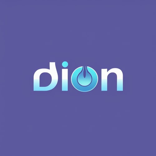AI Design for make alogo named dion, based on theme industry and uv sheets , logo must be flat and 2D vector