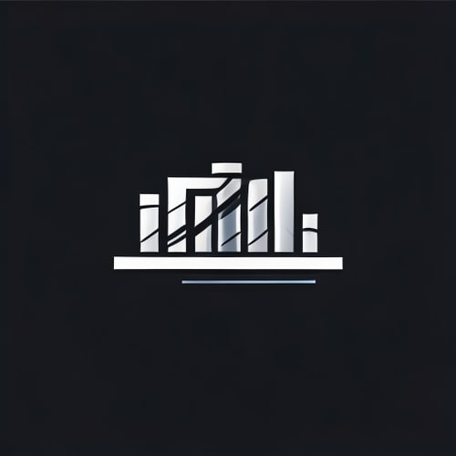 AI Design for a logo based on metal industry and pvc sheets manufacturing , and pvc sheets , keep logo flat and minimal