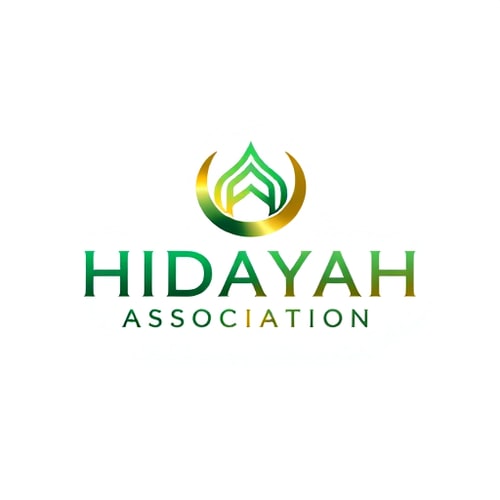 AI Design for "A modern, minimalist 3D Islamic logo design for 'HIDAYAH ASSOCIATION' with subtitle 'Deen Hub' The logo should be aesthetic, clean, and professional with smooth side edges and a modern Islamic geometric touch. Incorporate subtle Islamic patterns or abstract crescent/moon elements, keeping it simple but meaningful. Use a two-tone gradient color combination of Emerald Green (#009B77) and Royal Gold (#FFD700) for elegance, blending smoothly in a metallic 3D style. The text 'HIDAYAH ASSOCIATION' with subtitle 'Deen Hub' should be bold, modern, and integrated harmoniously into the design. The overall look should be sophisticated, spiritual, and contemporary—perfect for an Islamic organization." Show it from the side look