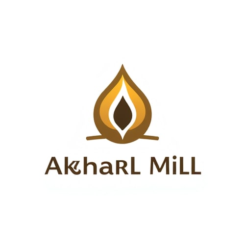 AI Design for Akshar Oill Mill + Penut Logo