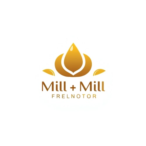 AI Design for Akshar Oill Mill + Penut Logo