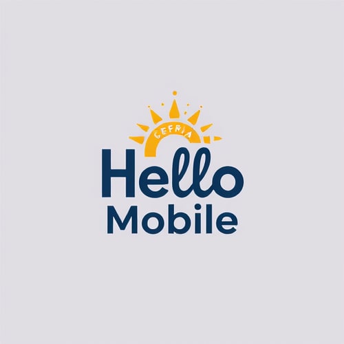 AI Design for Cerate Logo name is Hello Mobile