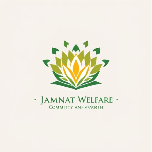 AI Design for a logo for jannat welfare commity in islamic look