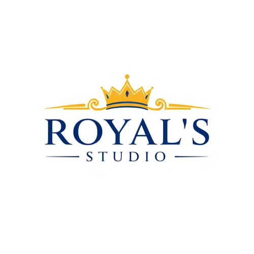 AI Design for create a combination logo for name ROYAL'S STUDIO