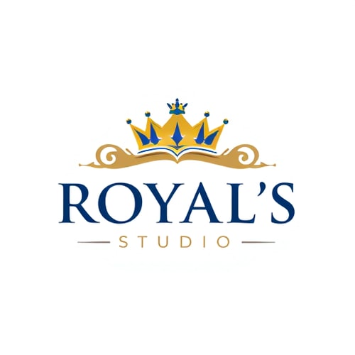 AI Design for create a combination logo for name ROYAL'S STUDIO