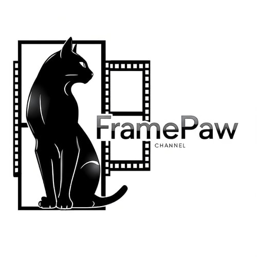 AI Design for add film frames behind cat
