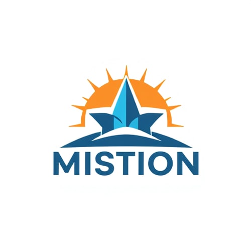 AI Design for logo for showing mission