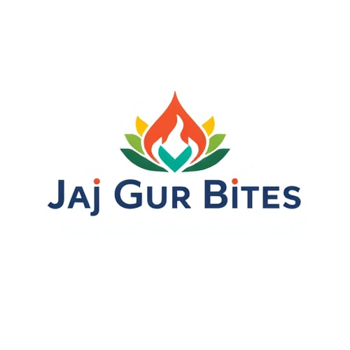 AI Design for Design logo on the name jai guru bites