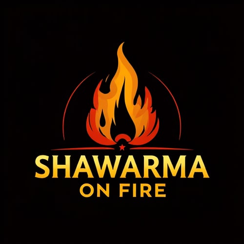 AI Design for SHAWARMA ON FIRE LOGO