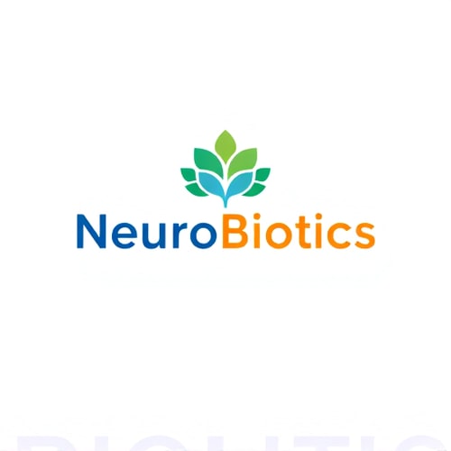 AI Design for A logo for probiotics medicine having name NeuroBiotics