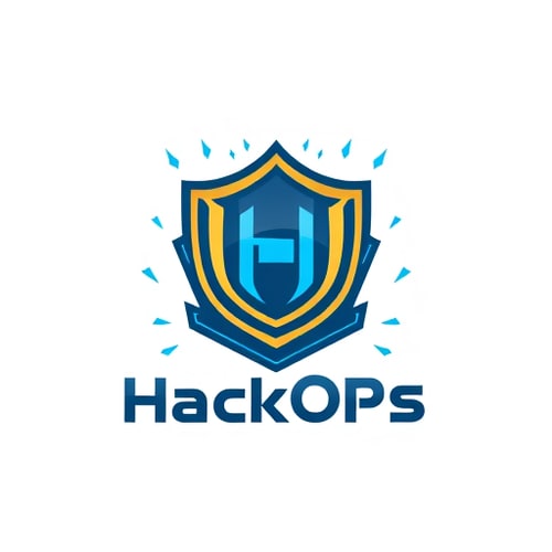 AI Design for HackOP'S make a attractive logo for hacathon for winner more and more attractive