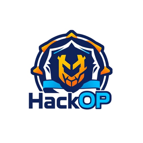 AI Design for HackOP'S make a attractive logo for hacathon for winner