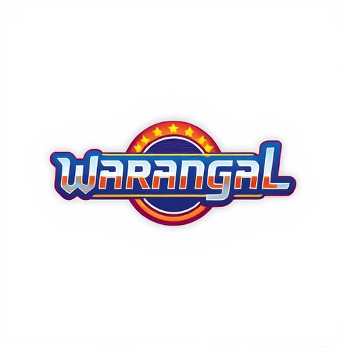 AI Design for create a logo with Warangal TV title