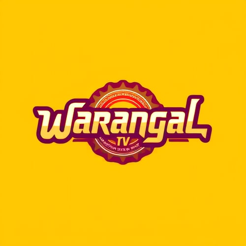 AI Design for create a logo with Warangal TV title