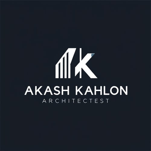 AI Design for can you design a logo for me for my architecture firm named akash kahlon architects