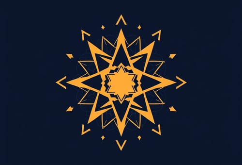 AI Design for Pictorial for a cosmic vibe astro brand: based on logo you gave me based on first one i need it for 2048 x 1152 pixels 