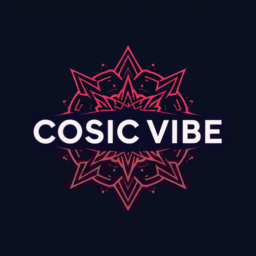 AI Design for make logo for cosmic vibe youtube channel
