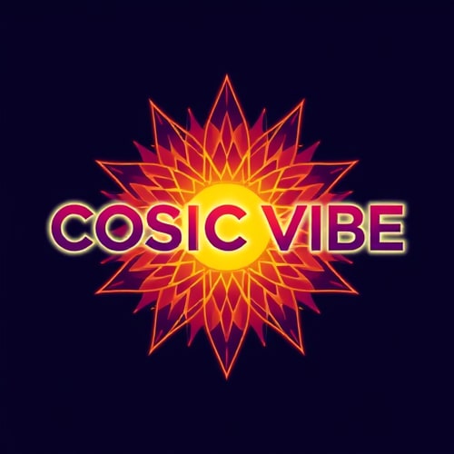 AI Design for make logo for cosmic vibe youtube channel