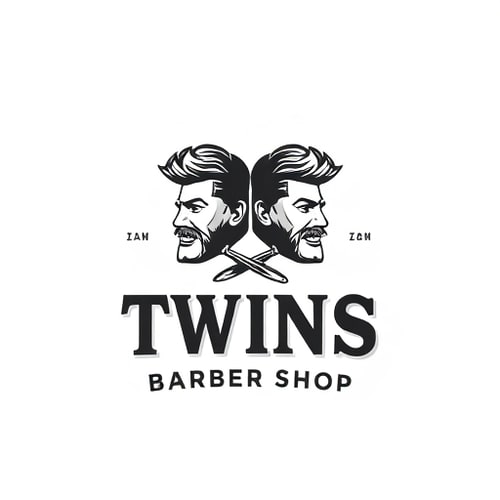 AI Design for Twins barber shop