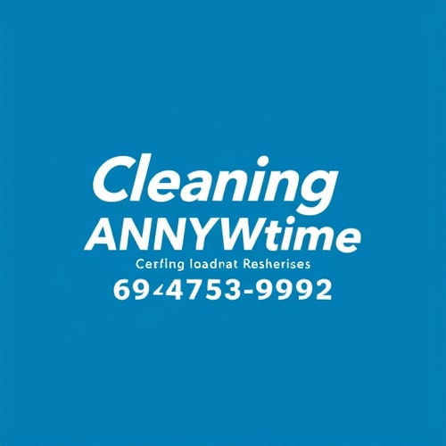 AI Design for I want with white letters to write "Cleaning Go ANYwhere-ANYtime 6947539992" you forget to put the phone number.Change 9947599992 to 6947539992