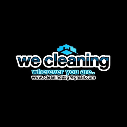 AI Design for I want to do the bavk of this logo.Black background,same letter style but it will telling "we cleaning wherever you are and we are open 24/7.Contact info: number:6942506980email: cleaning25go @gmail.com"