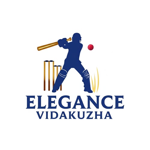 AI Design for Remove eagle and add batting and bowling imgae